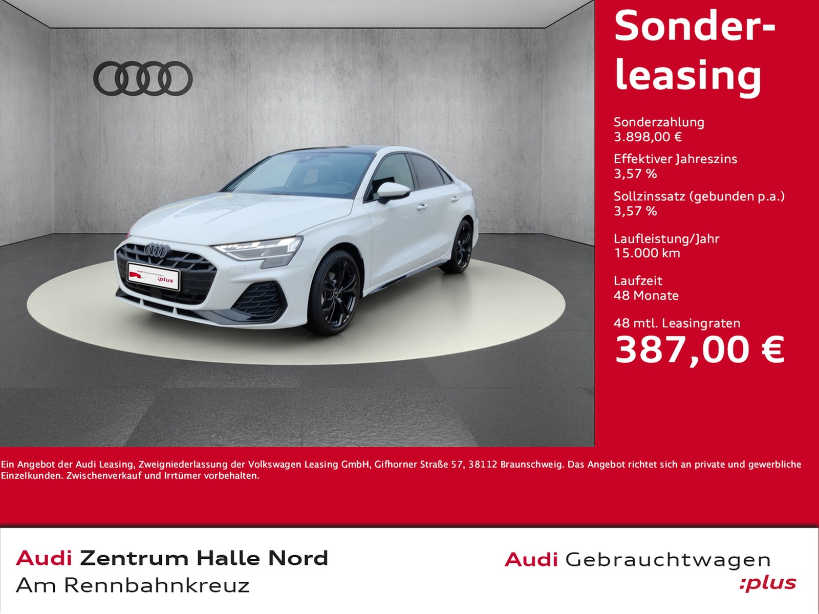 AUDI A3 Limousine S line 30 TFSI S tronic