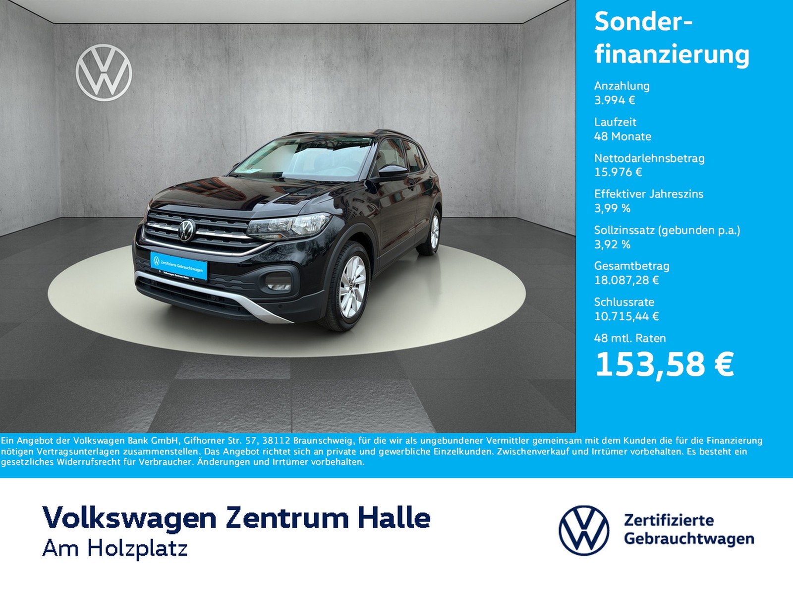 VW T-Cross 1.0 TSI Life