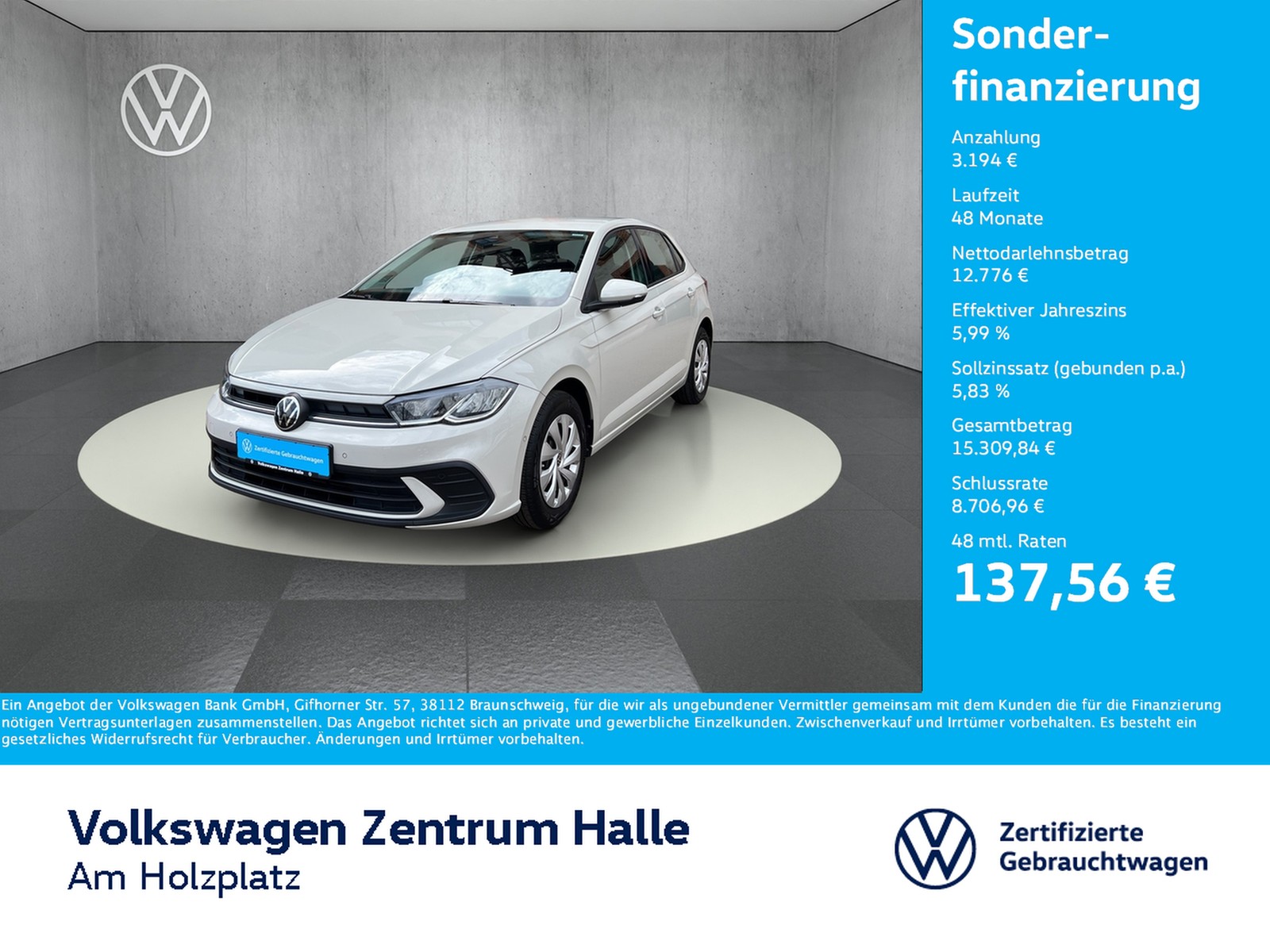 VW Polo 1,0 l TSI OPF Life